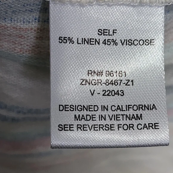 GYPSIES MOONDUST Womens Romper Small Natural Stripe Coastal Boho NEW - Picture 11 of 12